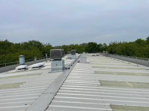 hvac installation in warehouse