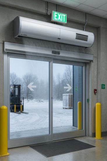 thumbnail image 2 of Midori 36" Commercial Air Door Curtain With Remote And Magnetic Switch - NSF ANSI 3 2 of 6